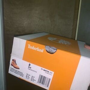 Timberland Wheat Nubuck & Blue Boots